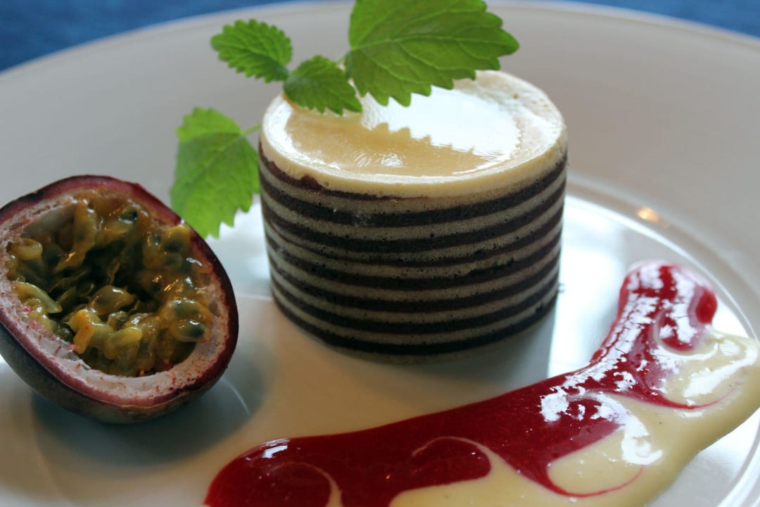 Passion fruit mousse Hotel Nordre Ekre Farm