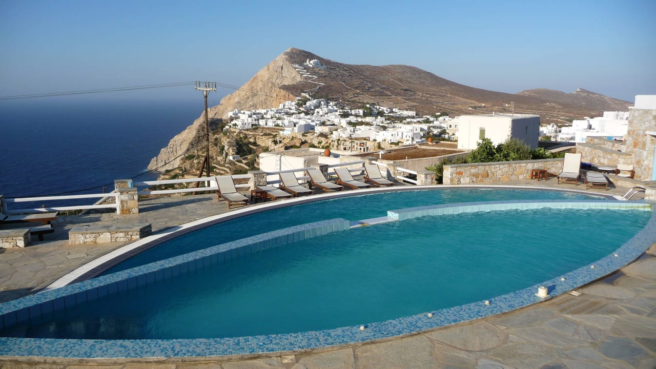 Der Pool des Schwesterhotels Miramare Belvedere Apartments