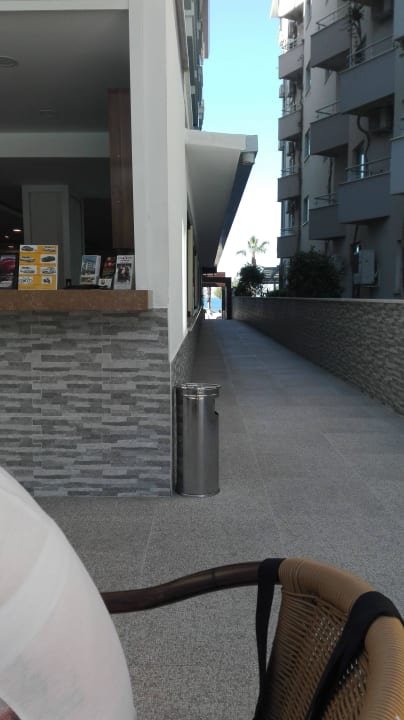 Der Gang zum Strand immer eine frische Briese Kleopatra Life Hotel