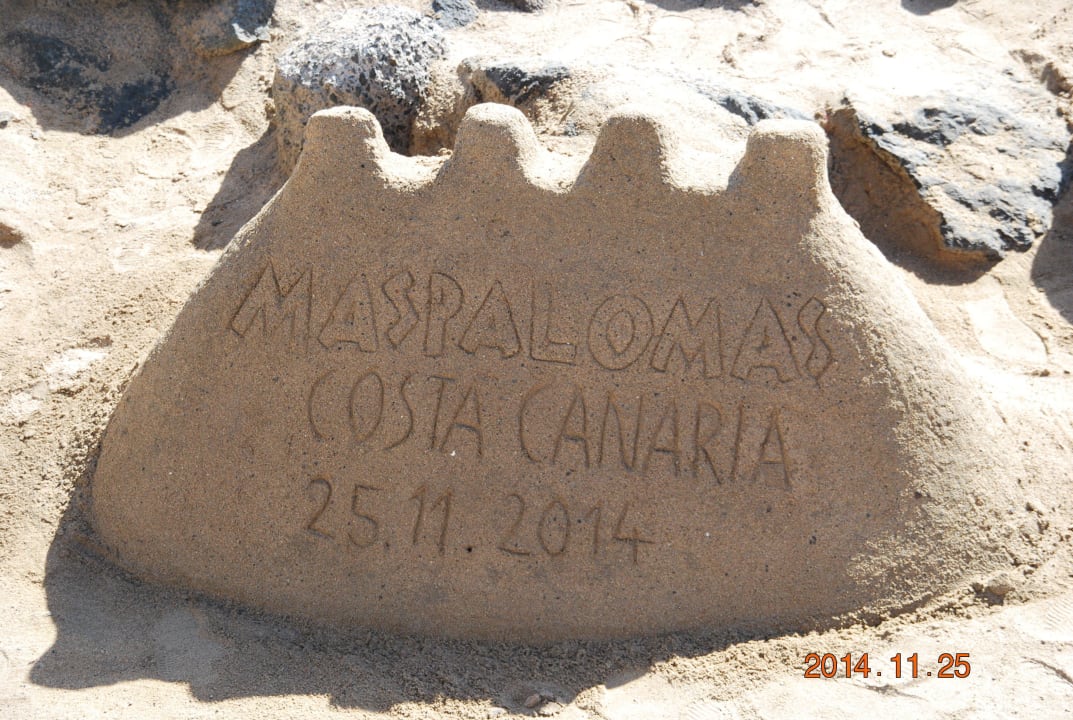 Kunst mit Sand Hotel Riu Palace Maspalomas Adults Only