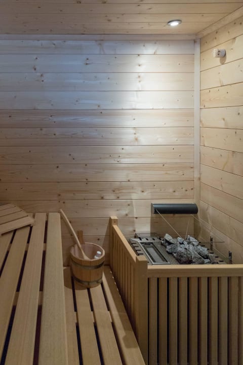 Sauna im Hotel Bergland Hotel Bergland