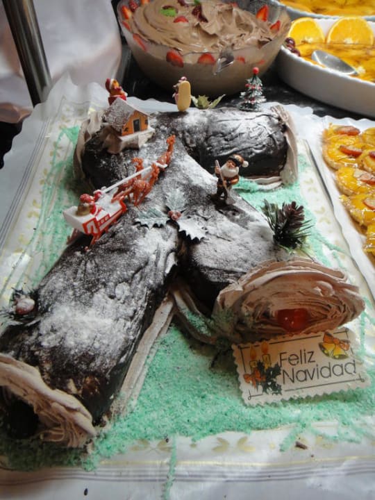 Weihnachtskuchen mit Wintermotiv HOVIMA Jardin Caleta