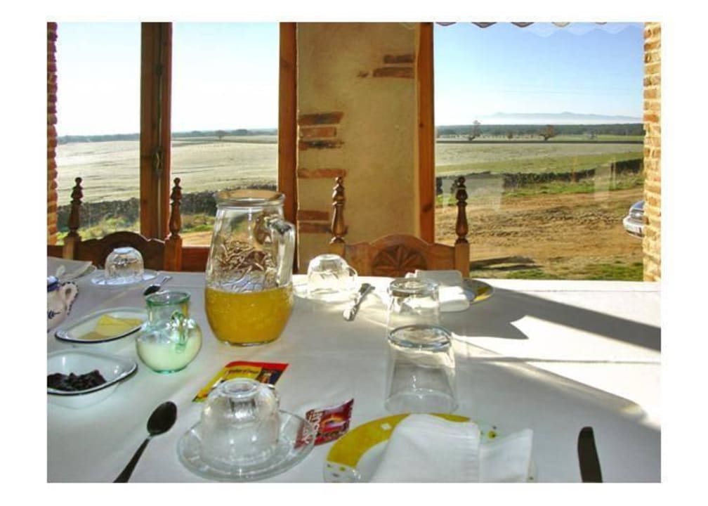 Unser Frühstück mit Ausblick Complejo Rural Faenas Camperas