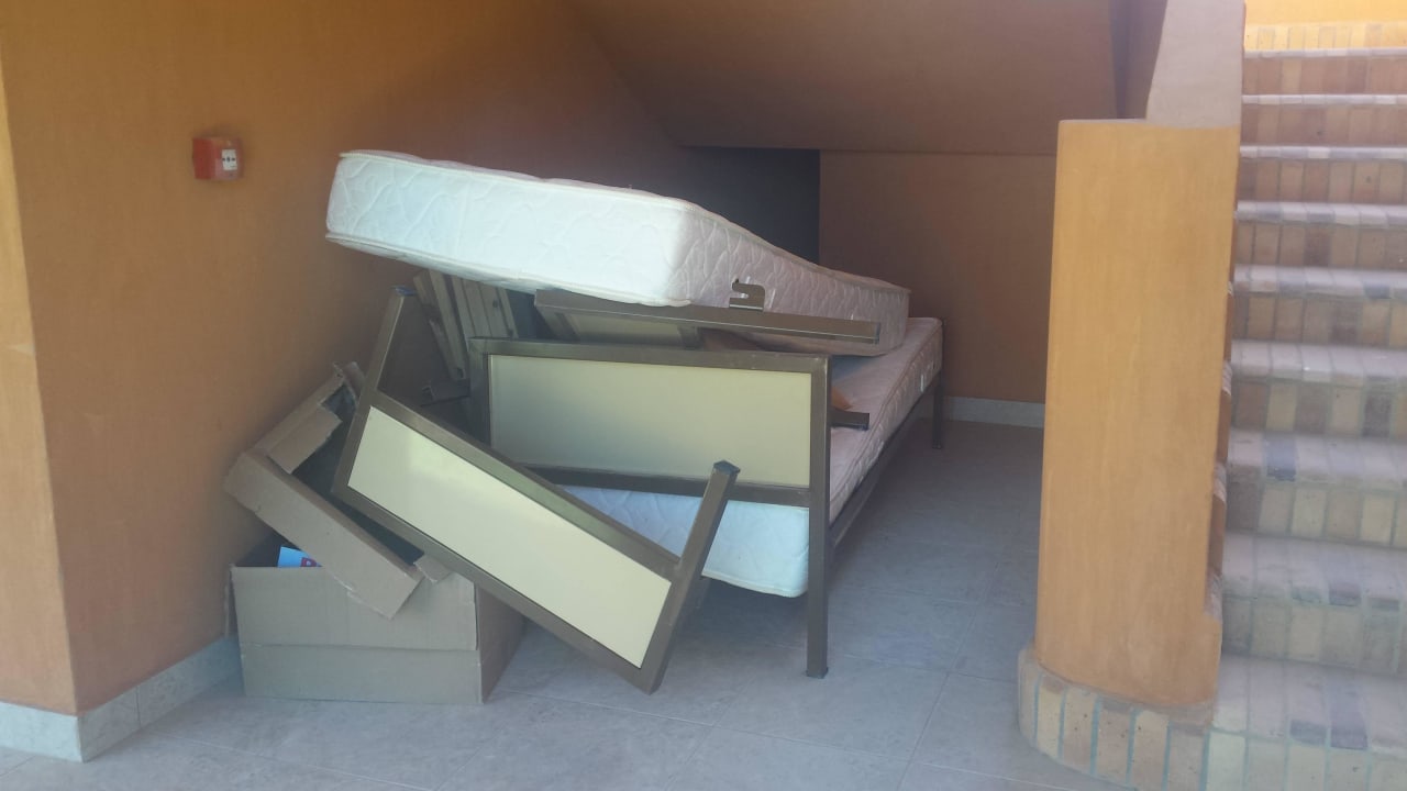 Treppenaufgang zu unserem Zimmer Novotel Marsa Alam Beach Resort