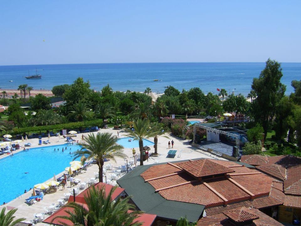 Blick vom Balkon Hotel Miramare Beach