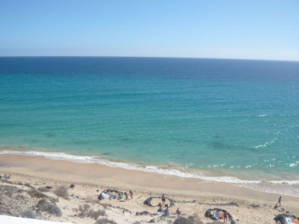 Der Strand unterhalb des Hotels TUI MAGIC LIFE Fuerteventura