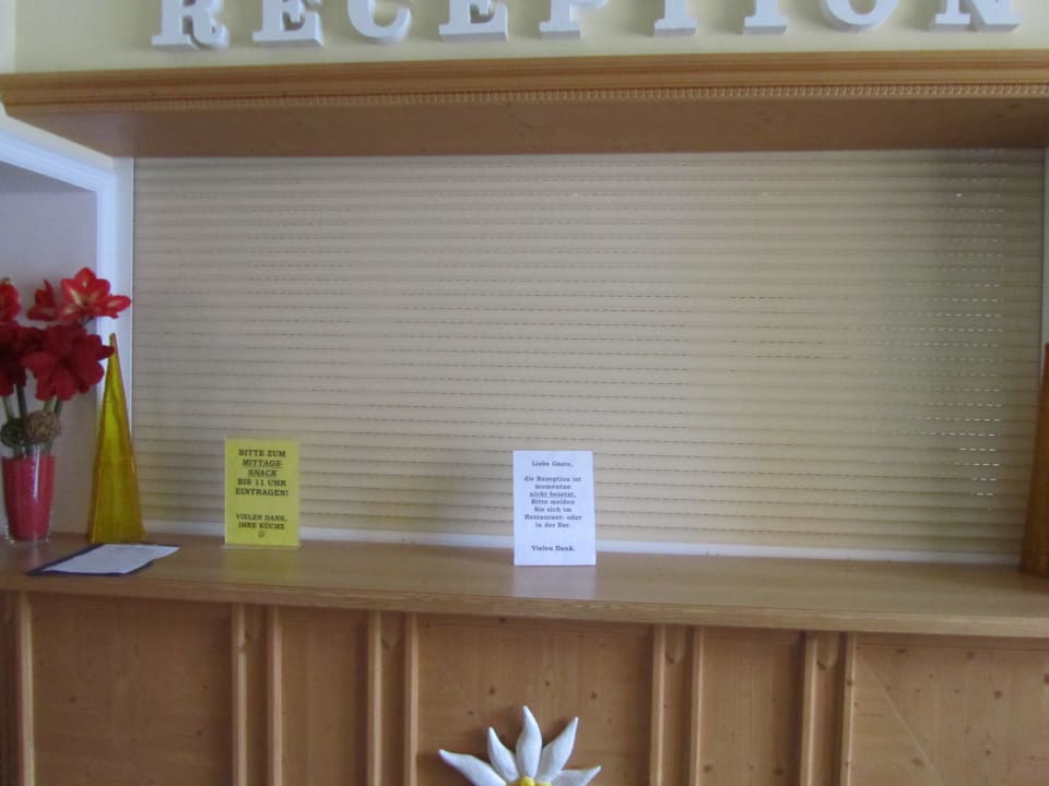 Rezeption Alpenhotel Edelweiss