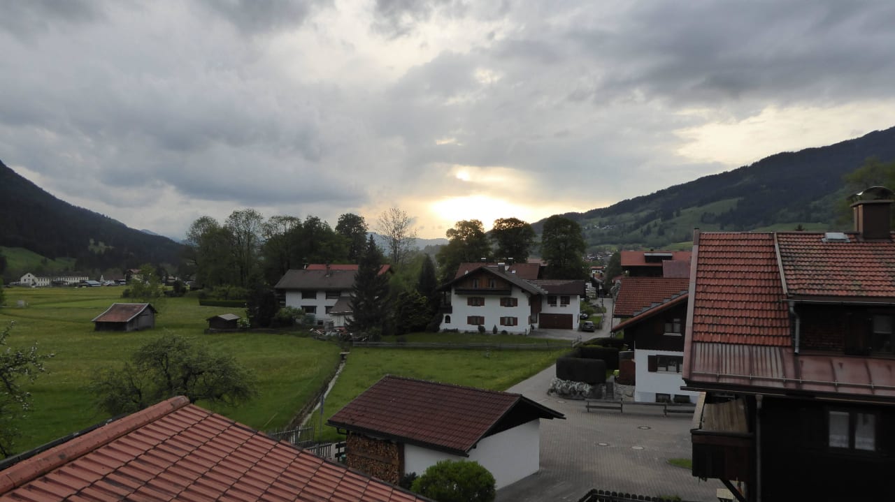 Balkonblick Gästehaus Wolfgang