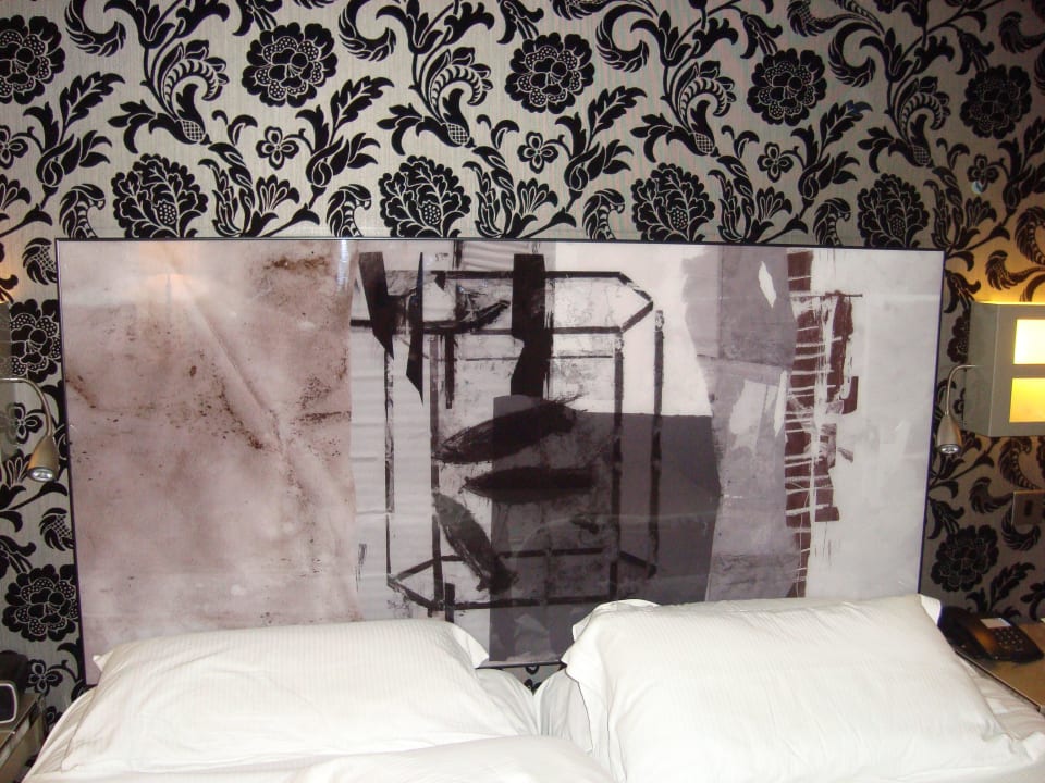 Toile vitrée au dessus du lit Hotel H10 London Waterloo
