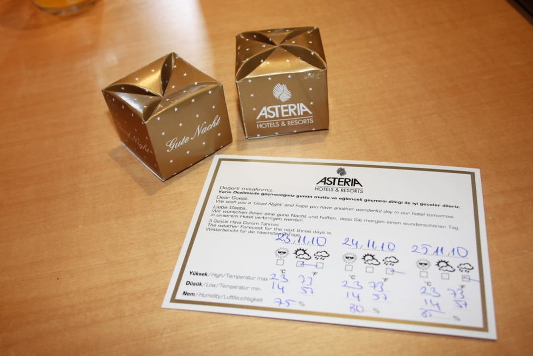 Wetterinfo und Geschenk Arcanus Hotels Sorgun