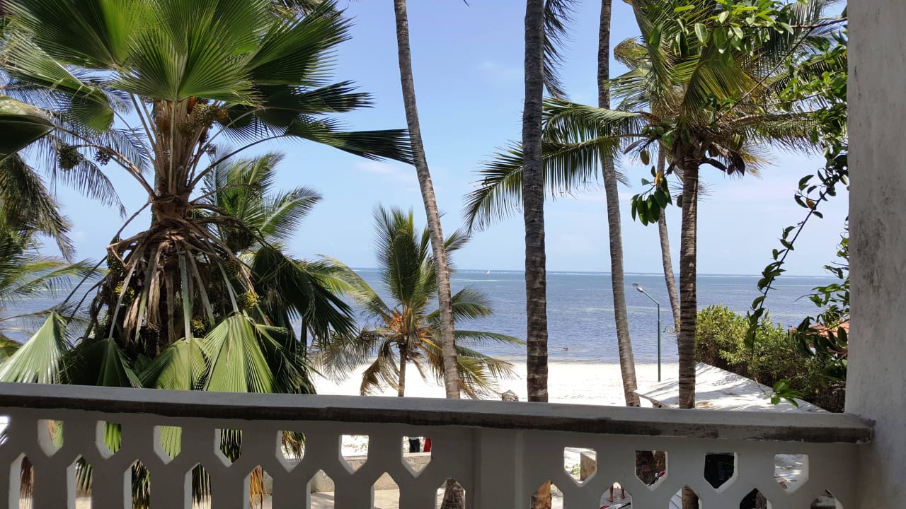 Blick vom Balkon Hotel Traveller's Club