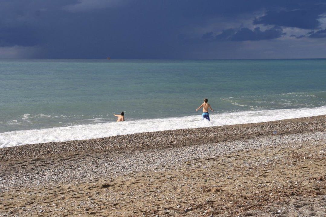Baden im Januar, ziemlich frisch! Seaden Sea World Resort & Spa