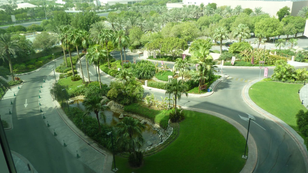 Die Zuafahrt zum Hotel Grand Hyatt Dubai