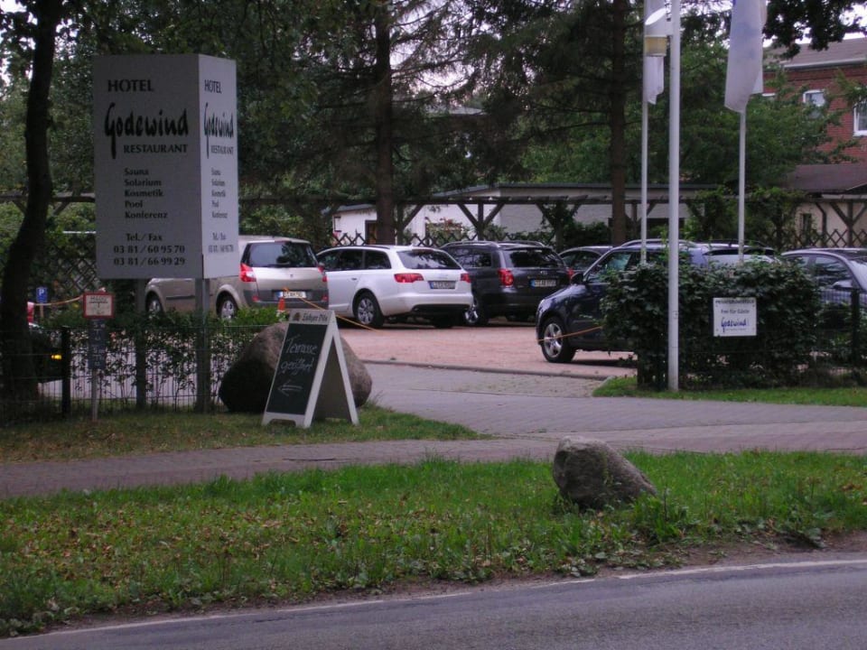 Hoteleinfahrt Hotel Godewind