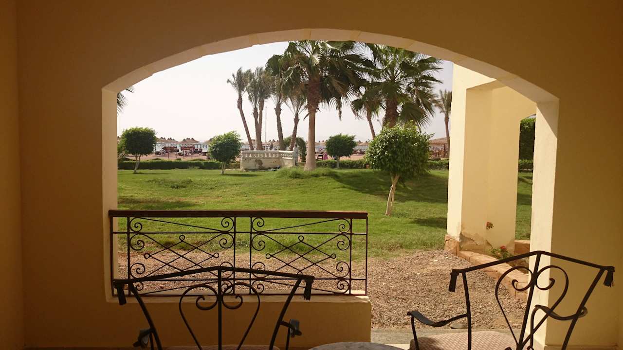 Ausblick von der Terrasse Regency Plaza Aqua Park & Spa