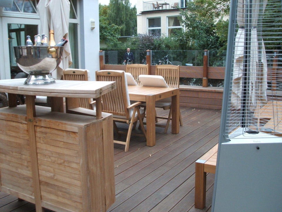 Terrasse Hotel Vier Jahreszeiten Kühlungsborn