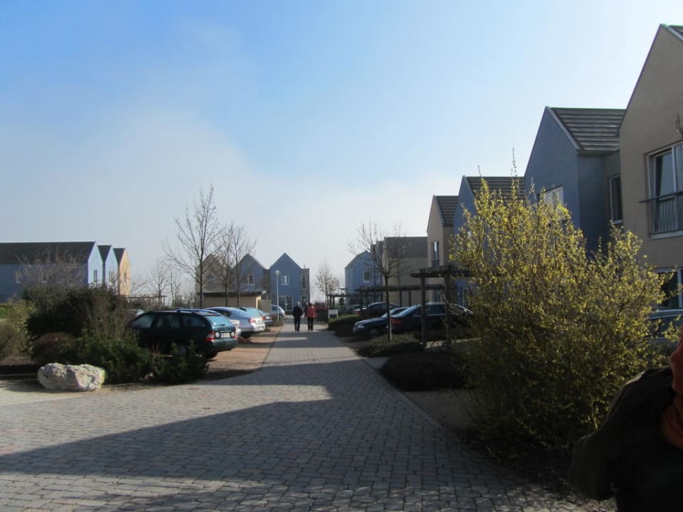 Blick auf die Ferienhäuser Eurostrand Resort Moseltal