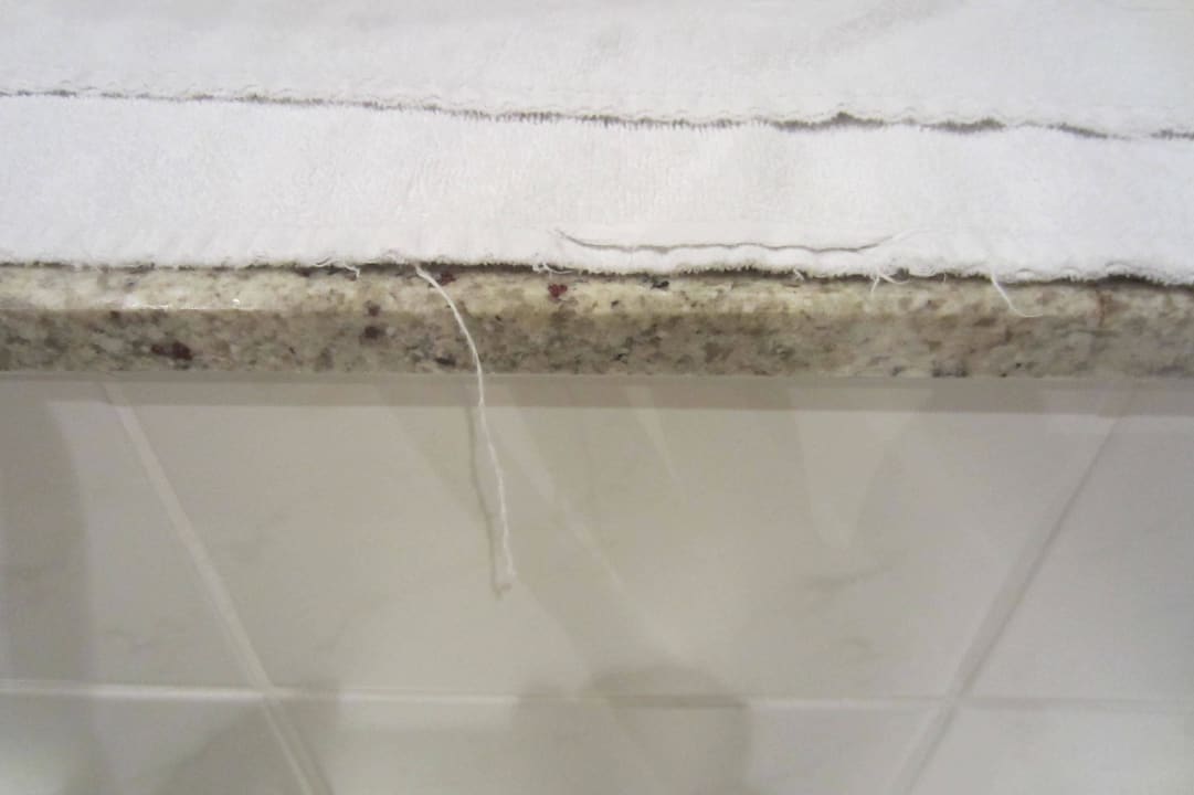 Ausgefranste Handtücher Lindner Hotel Cottbus