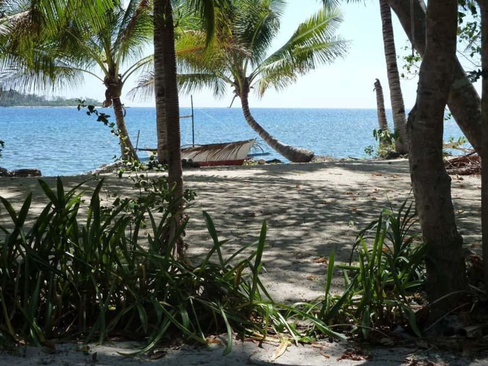 Blick von der Terrasse Pandan Island Resort
