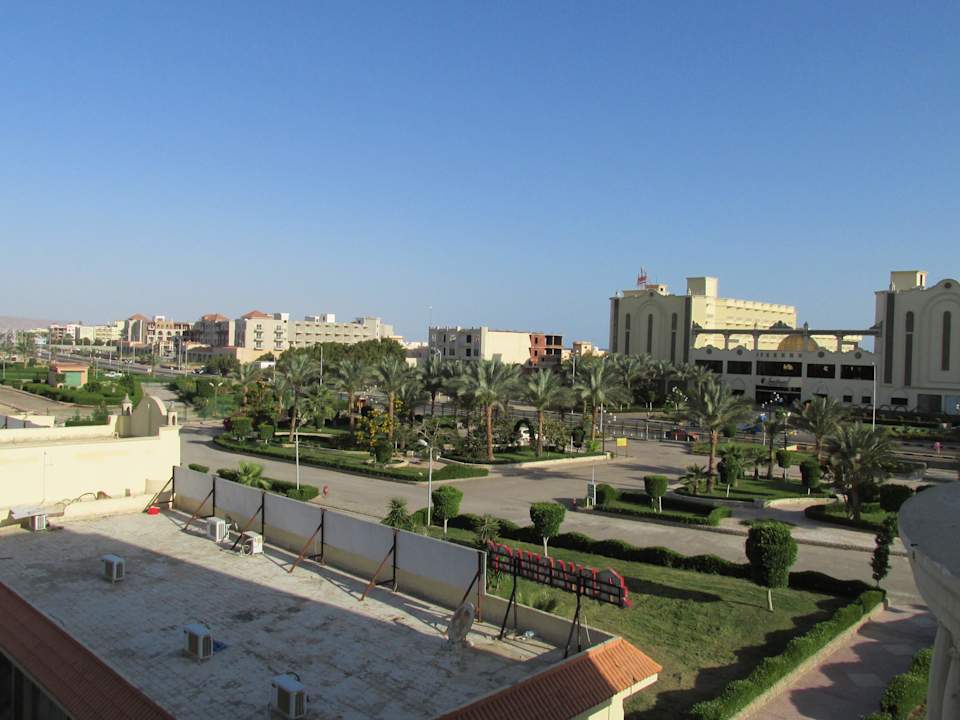 Vid s balkona Riviera Aqua Park Resort