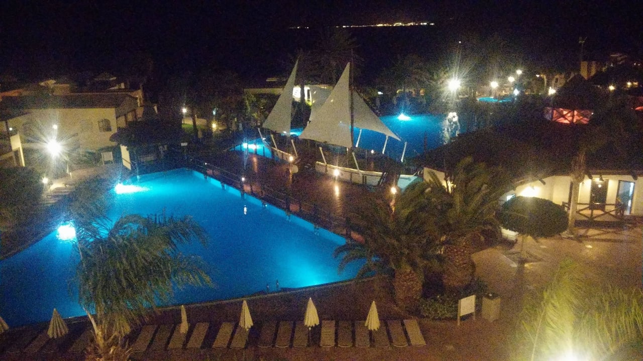 Main pool at nigjt H10 Rubicón Horizons Collection