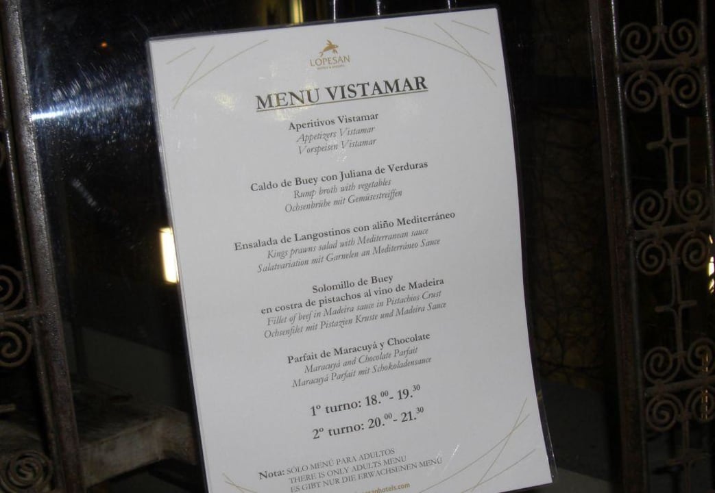 5-Gang-Menü Vistamar Lopesan Costa Meloneras, Resort & Spa