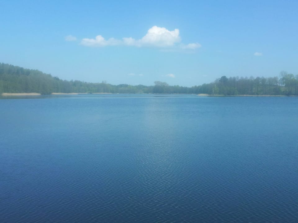 Jezioro po horyzont Pension Hosteria na Mazurach