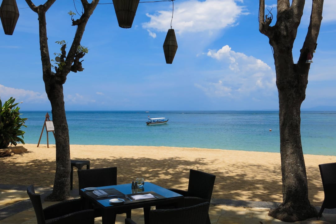 Morgendlicher Blick vom Arwana auf den Strand The Laguna A Luxury Collection Resort & Spa