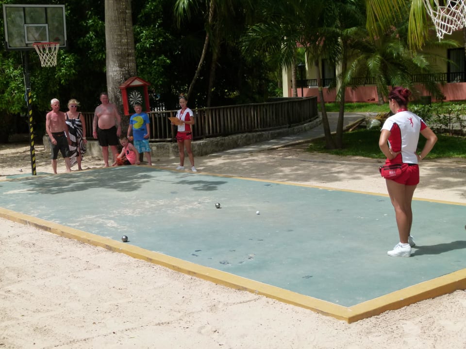 Boccia spielen. Hotel Riu Tequila