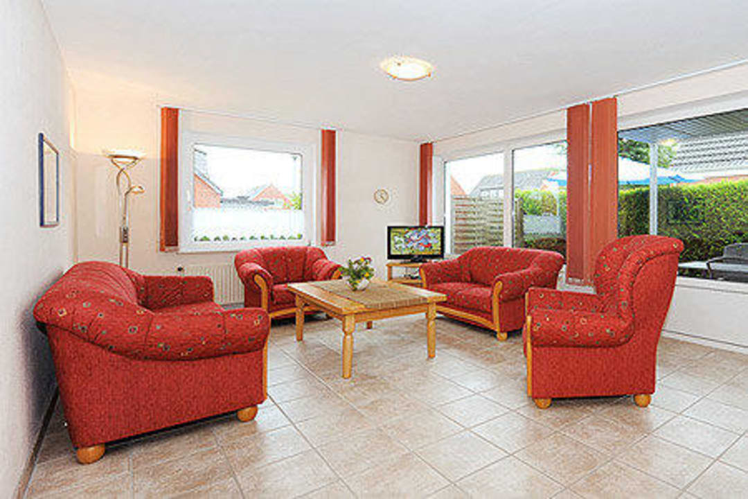 Wohnzimmer, Wohnung "unten" Haus Pamir