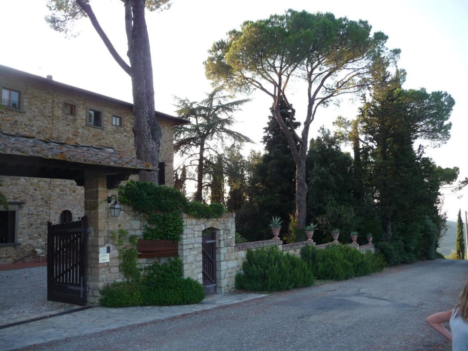 Eingang Hotel Relais Fattoria Valle