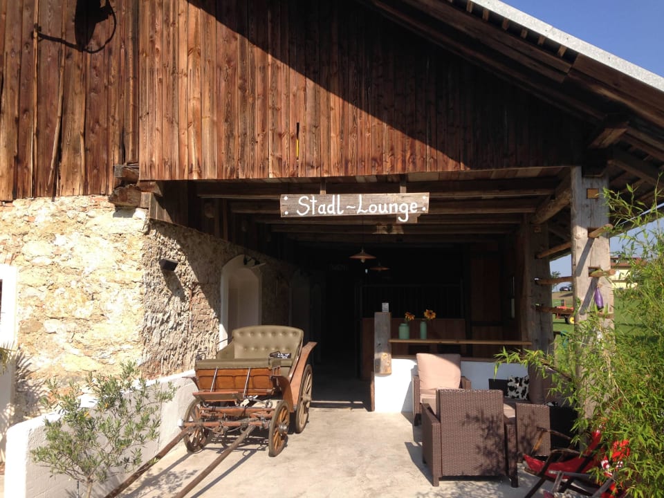 Unsere Stadl-Lounge.  Alpen Adria Gasthof Rausch