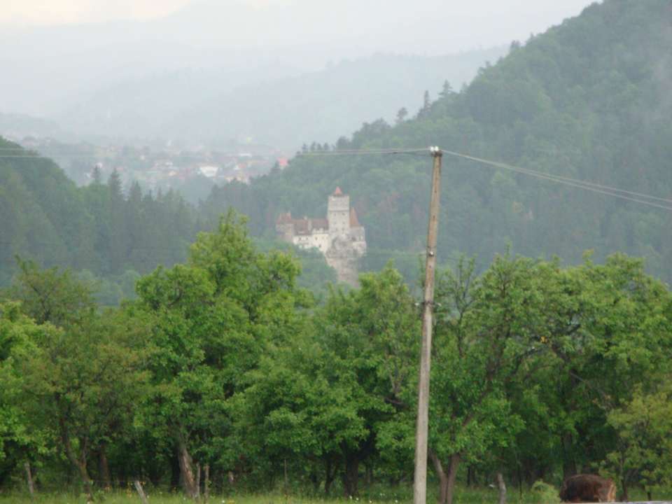 Schloss Bran vom Kaminzimmer aus Hotel Contele Vladimir