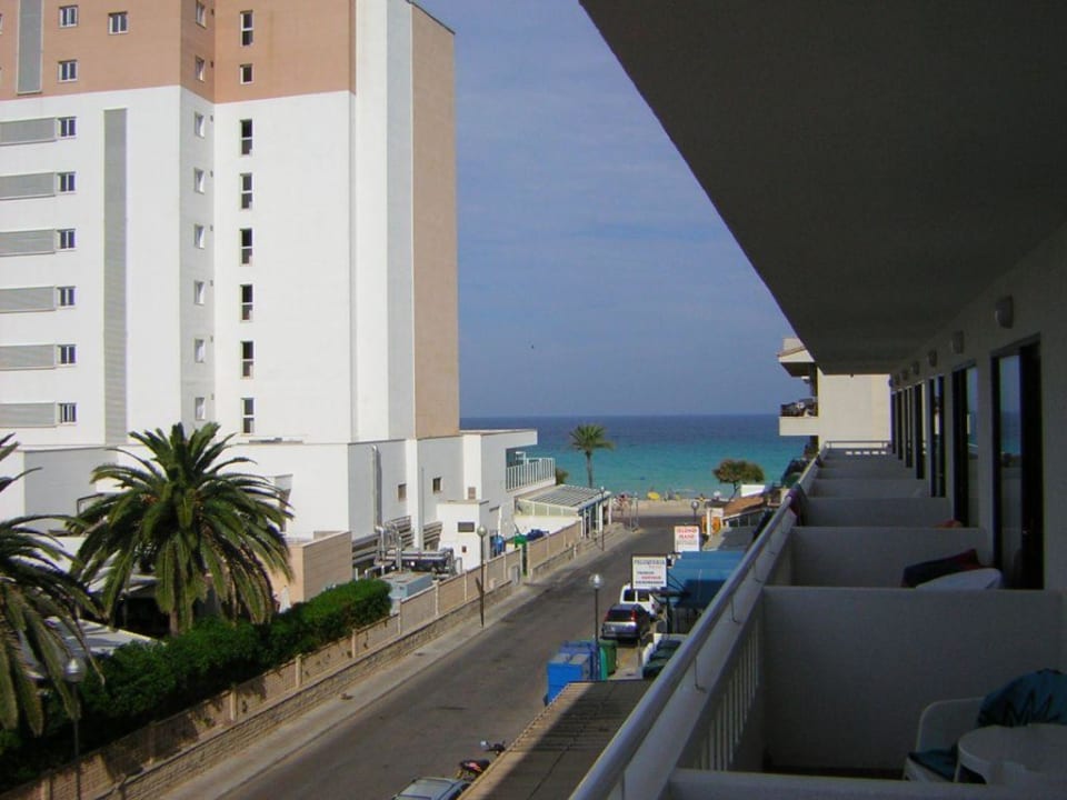Blick vom Balkon R2 Veronica Beach Hotel
