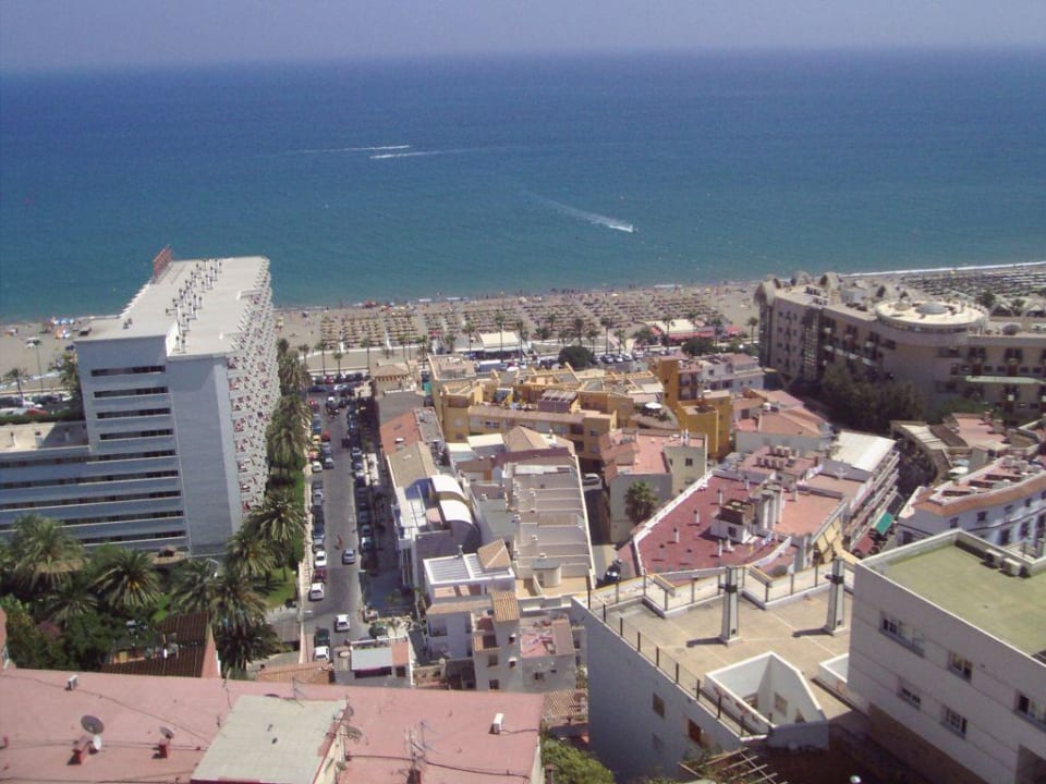 Blick von der Dachterrasse zum Strand BLUESEA Gran Cervantes