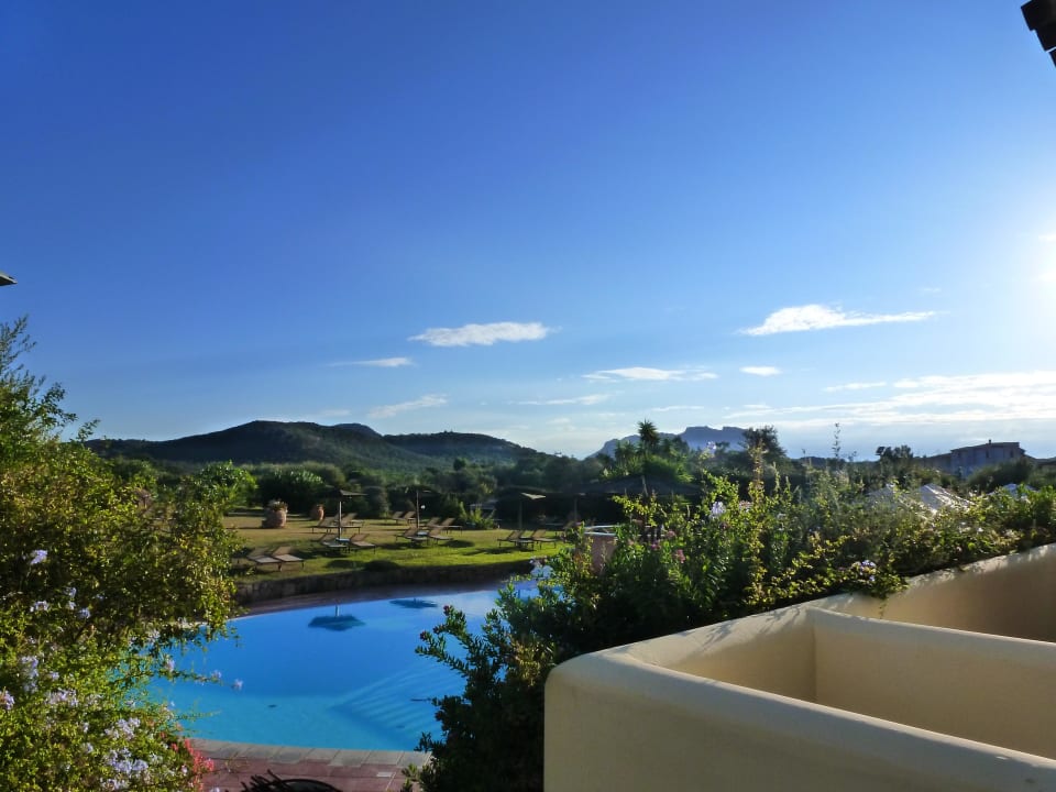 Von unserem Balkon aus... Hotel Sa Pedra