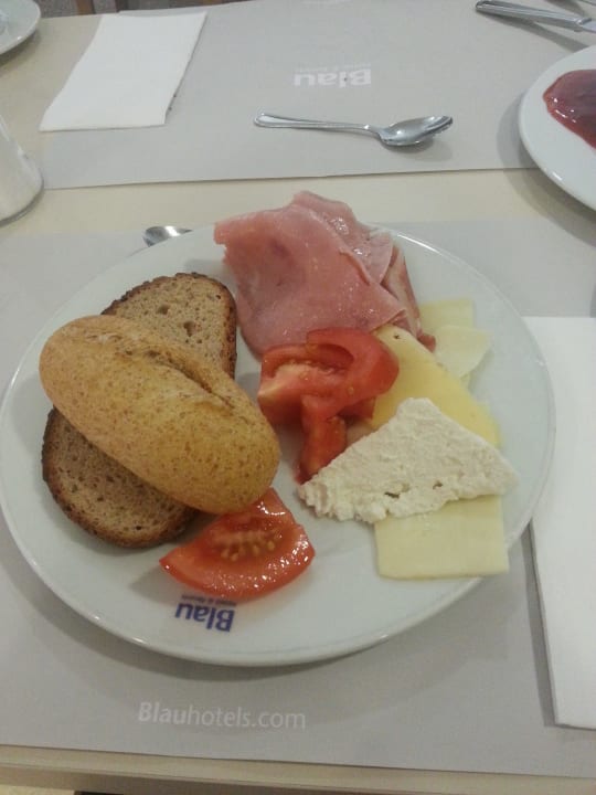 Frühstück blau punta reina