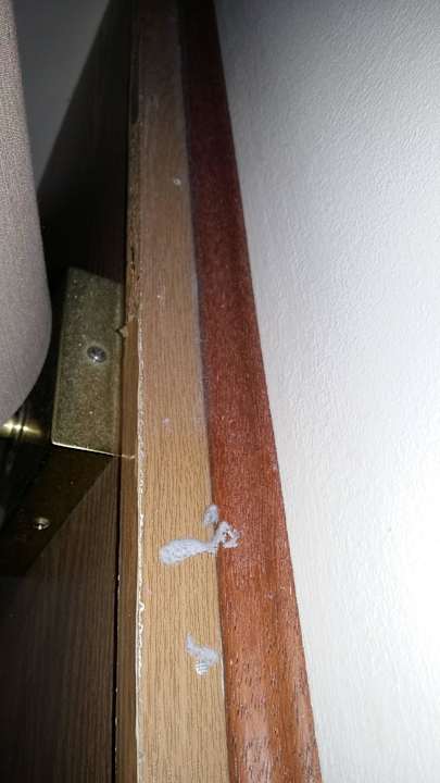 Staub über dem Bett OYO Apollo Hotel Bayswater