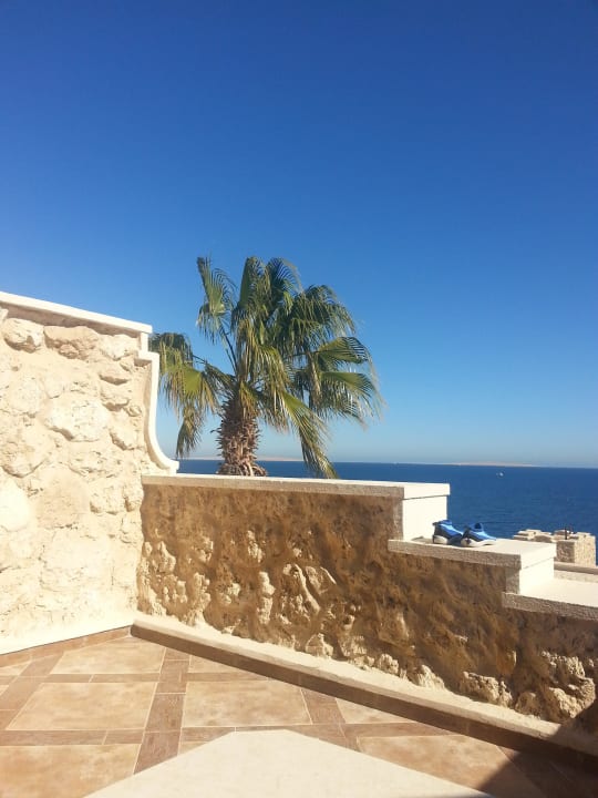 Aussicht von der Terrasse Pickalbatros Citadel Resort