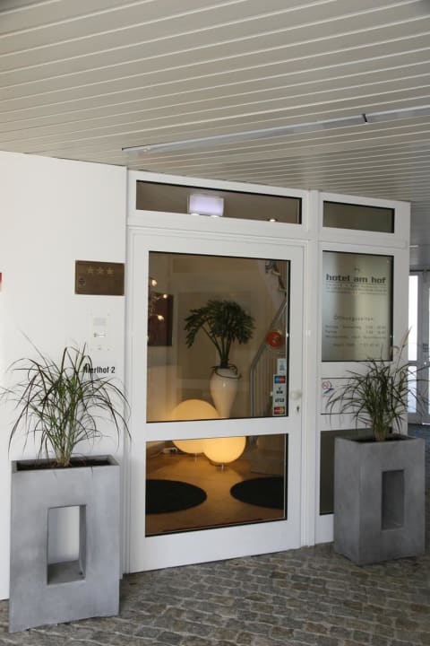 Hoteleingang Hotel am Hof