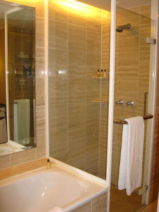 Badewanne und Duschkabine (ebenerdig) Hyatt Regency Köln