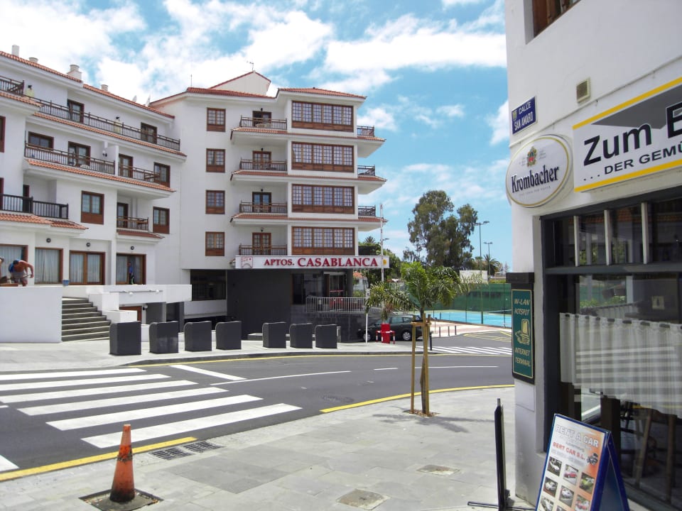 Eingangsbereich Apartamentos Casablanca