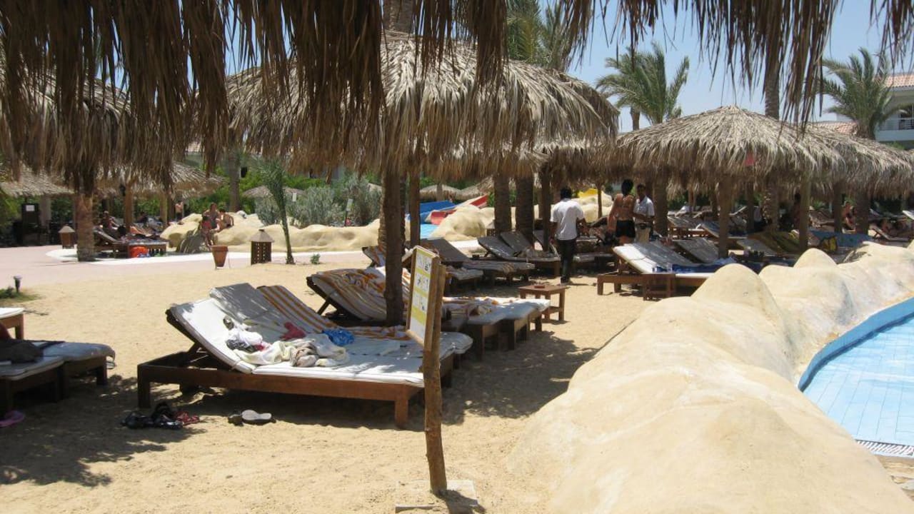 Plaża w agua parku Sindbad Club
