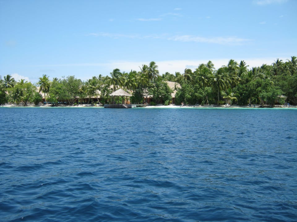 Ankunft auf der Insel Vilamendhoo Island Resort & Spa