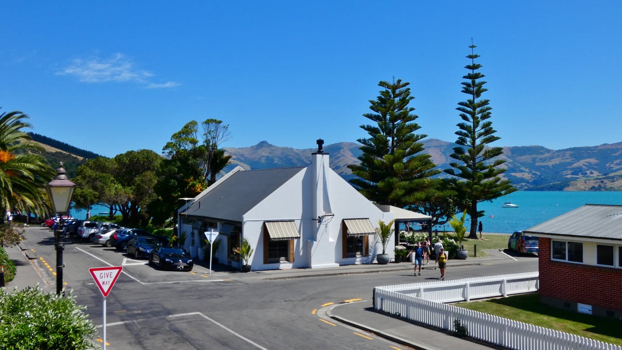 Ausblick Akaroa Criterion Motel