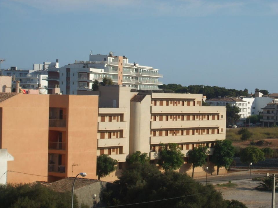 Ausblick Zimmer zur Straße Hotel Mariant Park