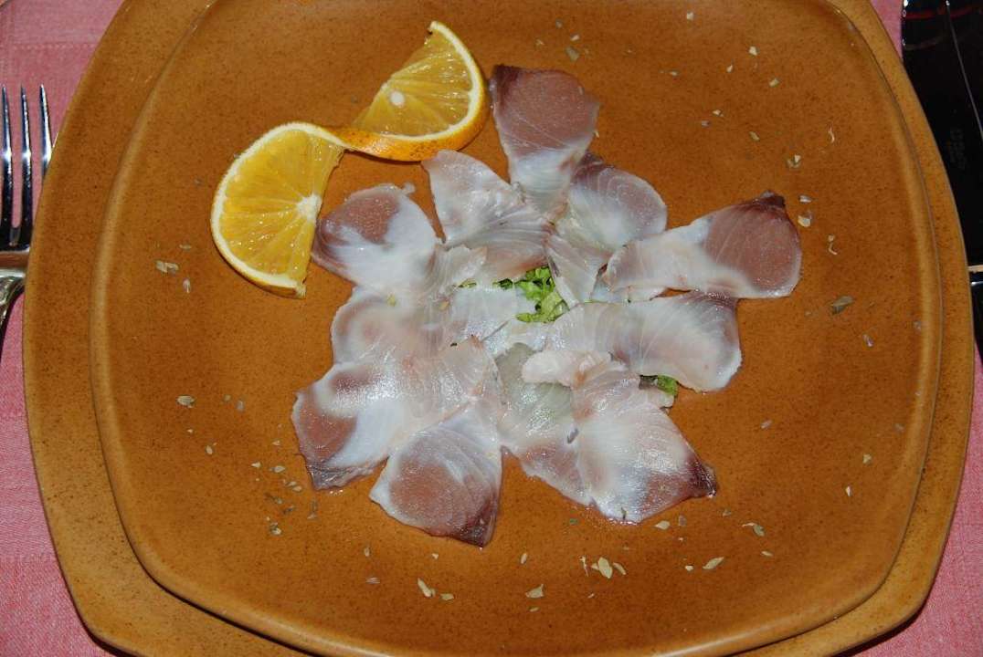Carpaccio vom Fisch Blau varadero - Adults only