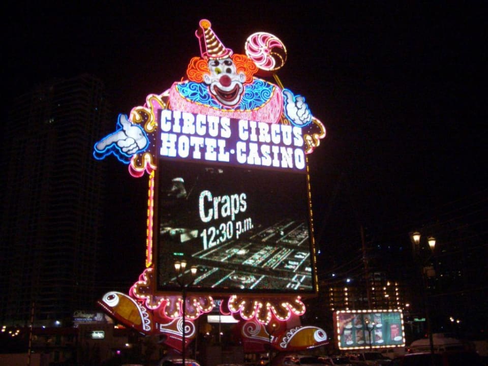 Circus Cirkus bei Nacht Hotel Circus Circus