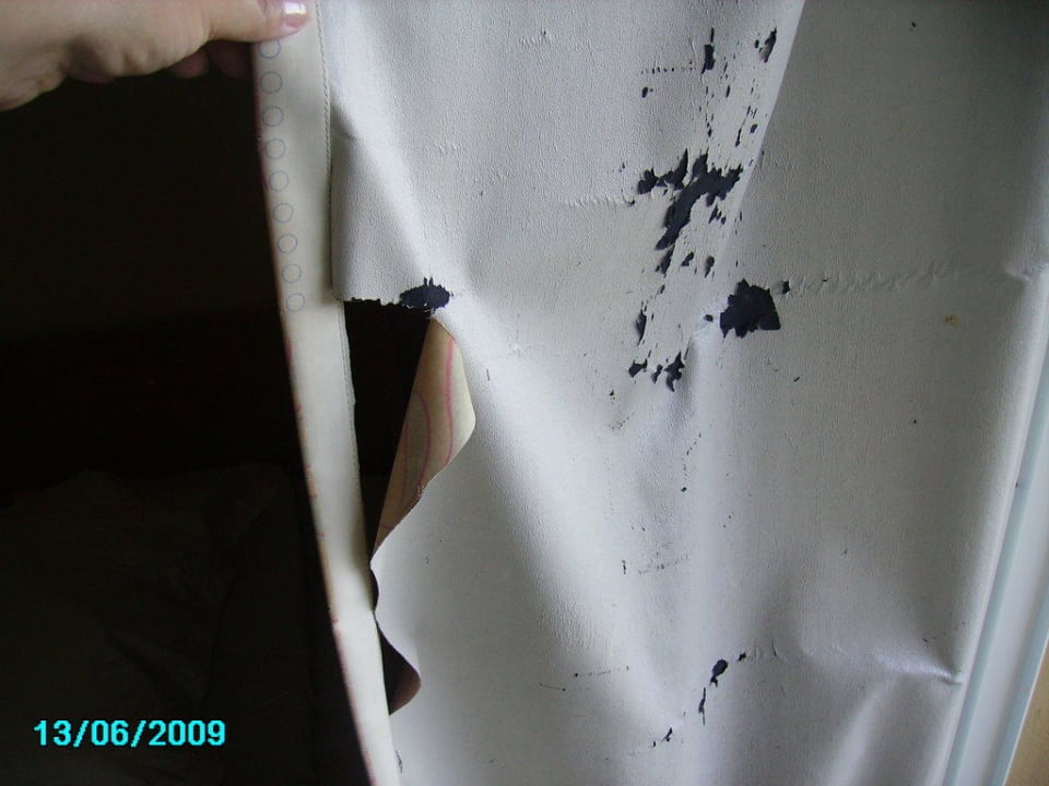 Zerfetzter Verdunklungsvorhang Nour Palace Resort & Thalasso