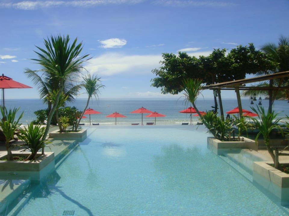Pool mit Blick aufs Meer Anantara Rasananda Koh Phangan -  Villas